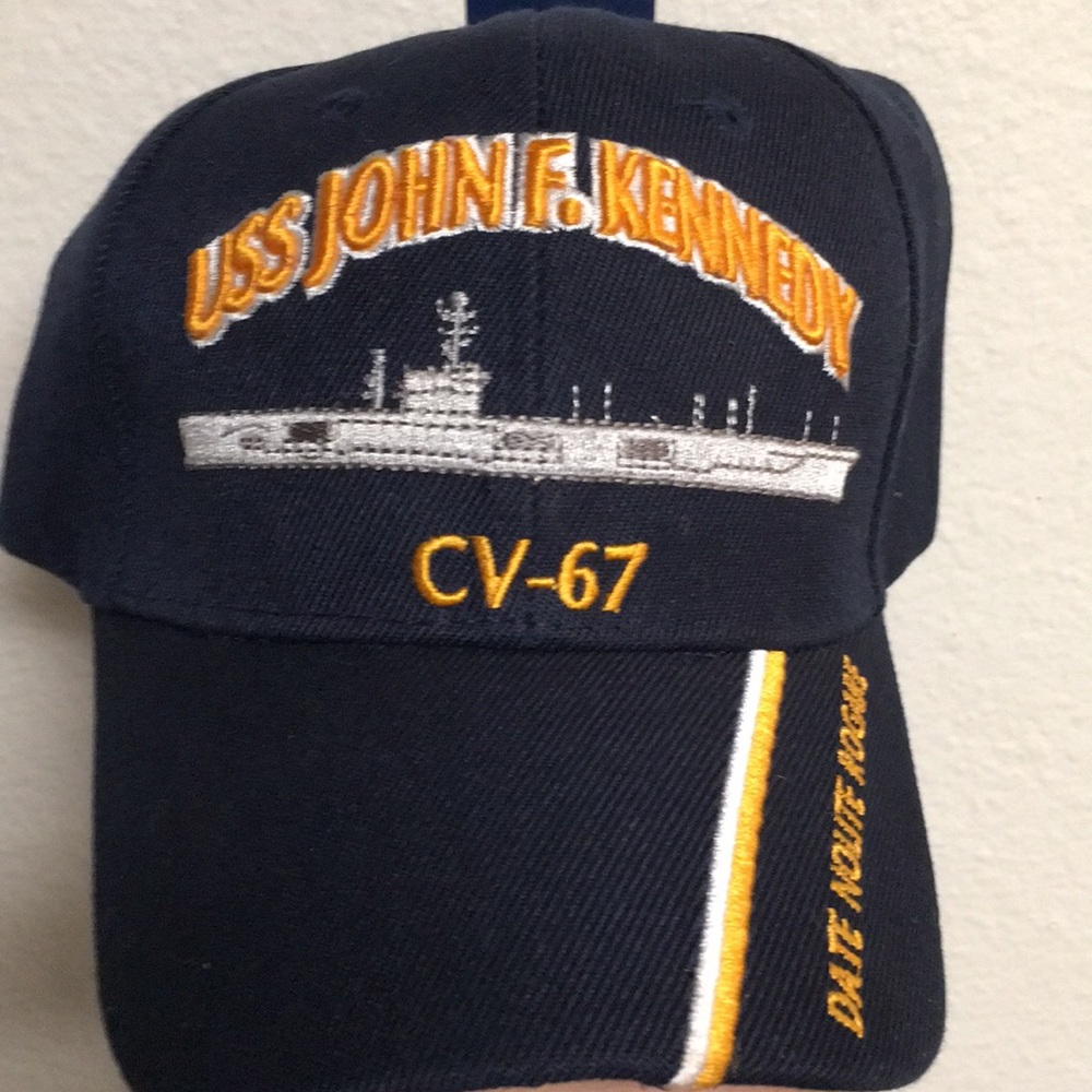 USS John F Kennedy cv-67  Velcro hat